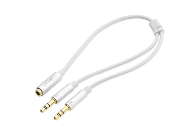 UGREEN 3.5mm Female to 2mm male audio cable - White (20897) view 3