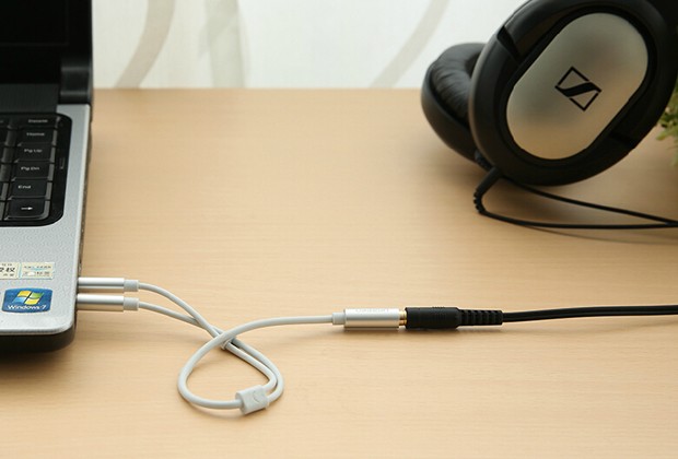 UGREEN 3.5mm Female to 2mm male audio cable - White (20897) view 4