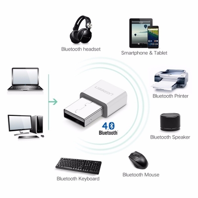 UGREEN USB Bluetooth 4.0 Adapter - White (30723) view 3