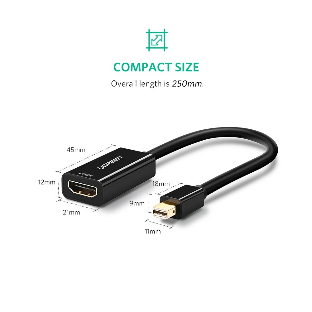 UGREEN 40360 4K Mini DP to HDMI Adapter view 7