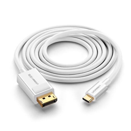 UGREEN USB Type C to DP Cable 1.5m (White) 40420 view 2