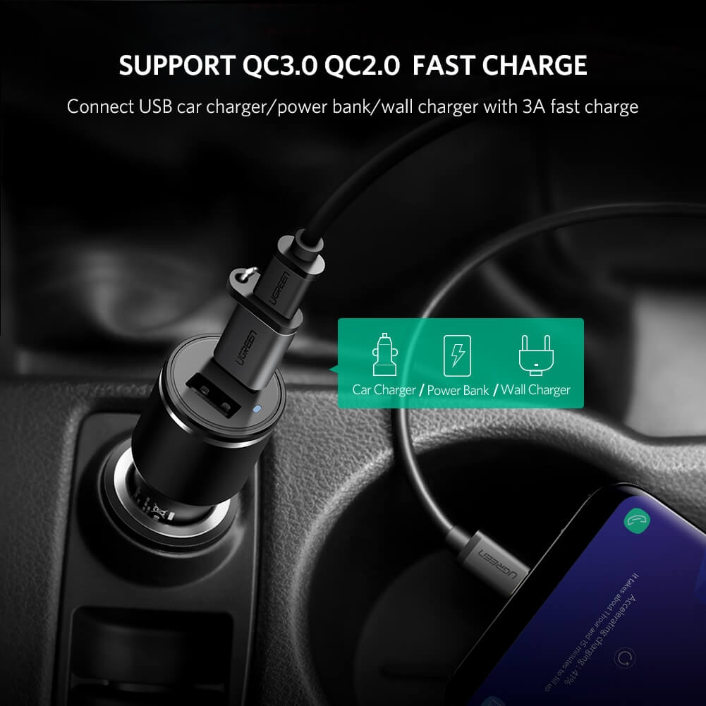 Ugreen USB-C 3.1 Female to USB-A 3.0 Male Adapter (50533) view 3