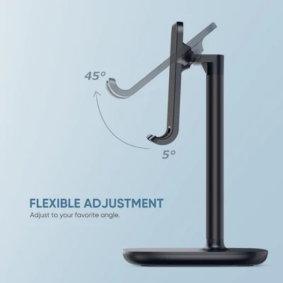 UGREEN 60343 Adjustable Desktop Phone Stand (White) view 2