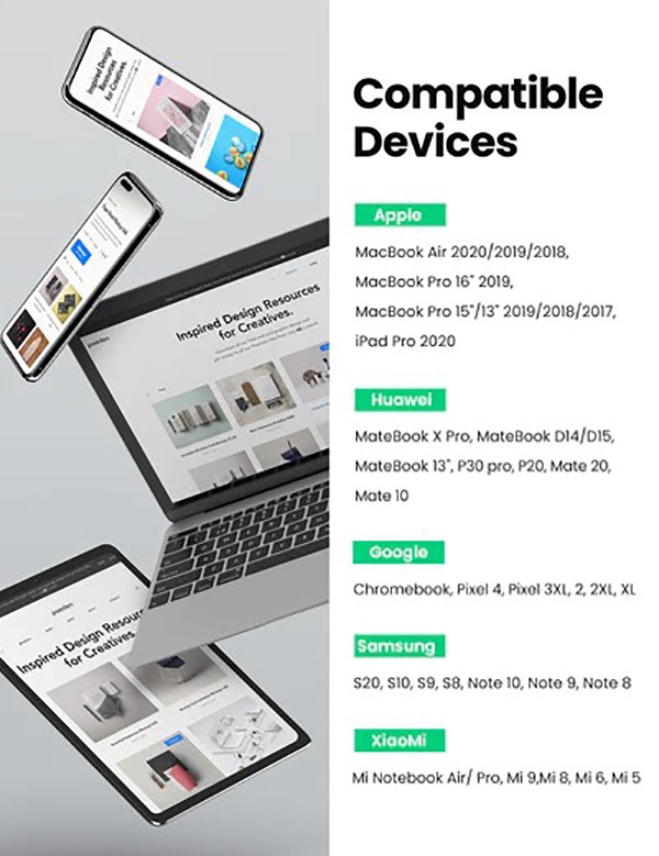 UGREEN 70427 USB-C to USB-C PD Fast Charging Cable 1M view 7