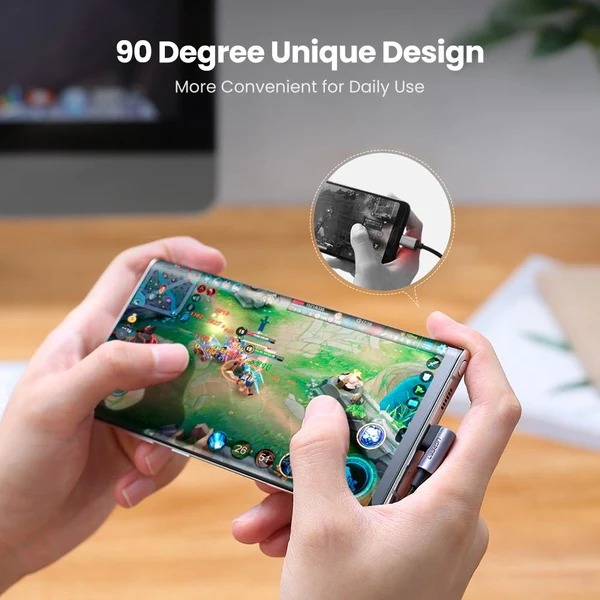 UGREEN 70529 60W Angle USB C to C Cable 1M view 2