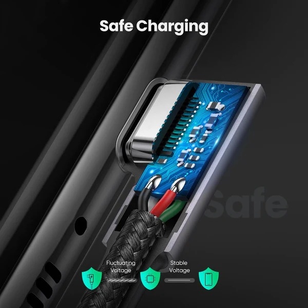 UGREEN 70529 60W Angle USB C to C Cable 1M view 5