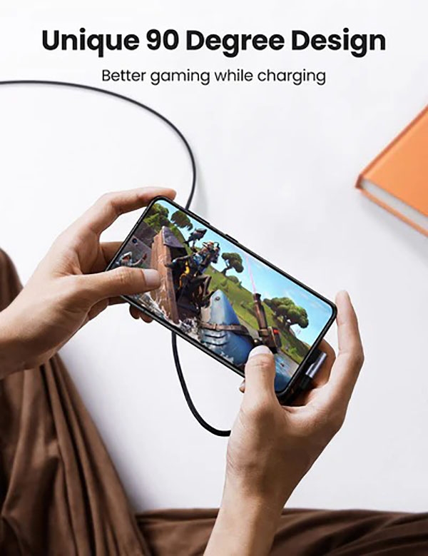 UGREEN 70643 USB-C to Angle USB-C Cable 1M view 3