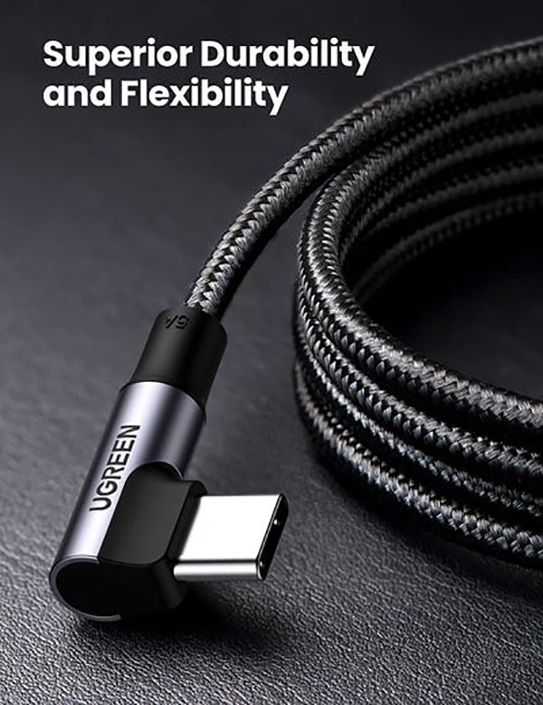 UGREEN 70643 USB-C to Angle USB-C Cable 1M view 5