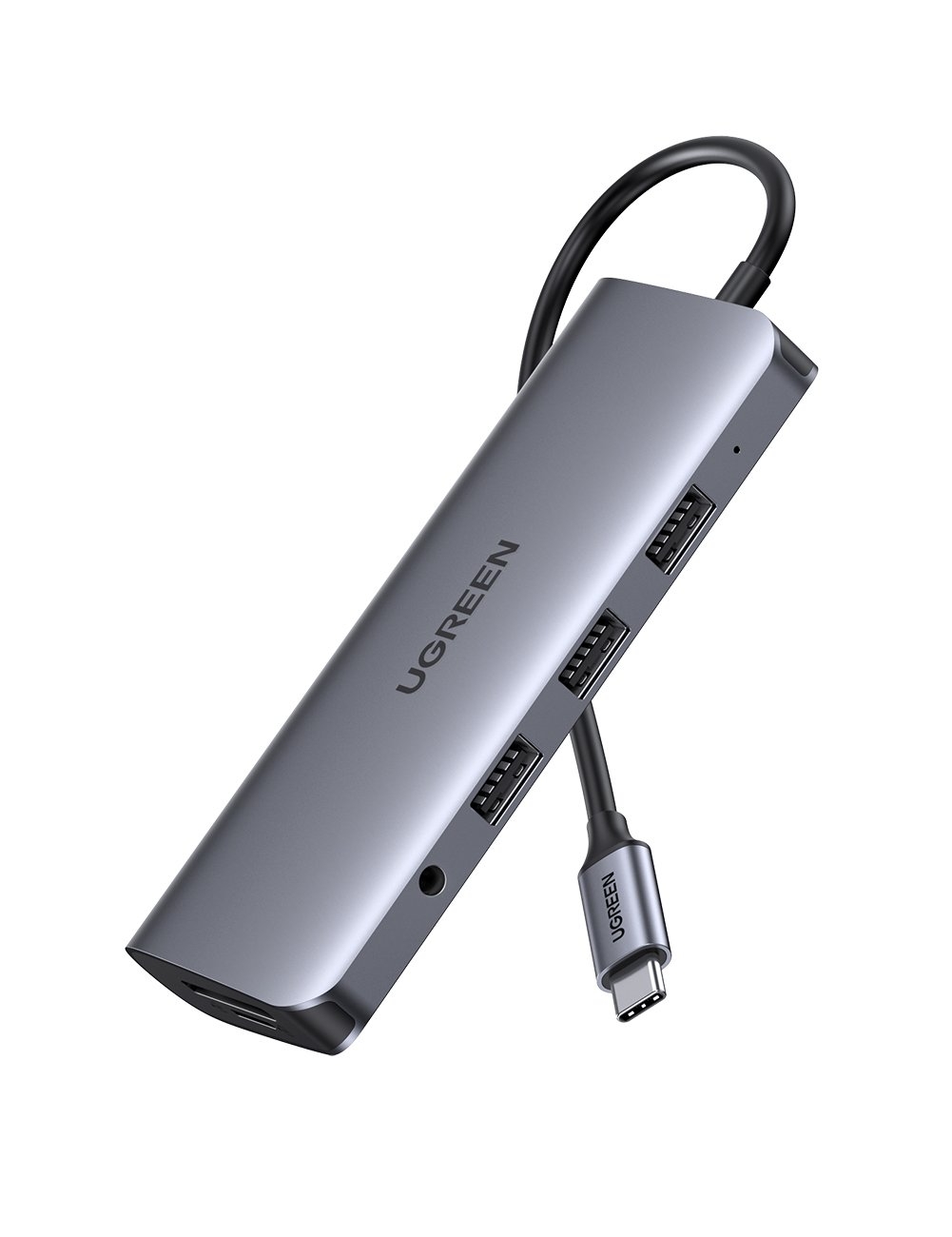 UGREEN USB-C To 3*USB 3.0 A+HDMI+VGA+RJ45 Gigabit+SD/TF+AUX3.5mm+PD Converter