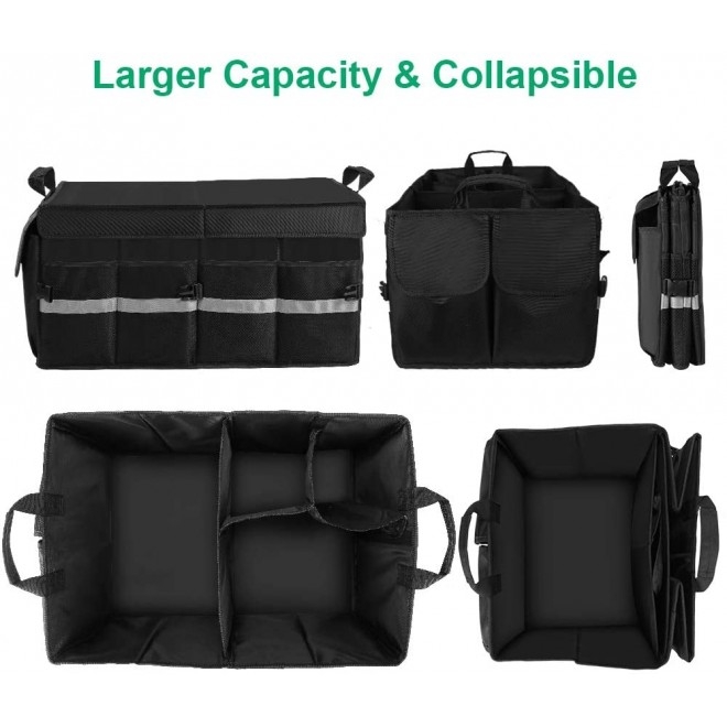 UGREEN 80710 Multifunctional Car Trunk Organizer Black view 4