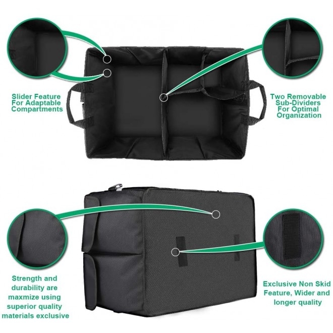 UGREEN 80710 Multifunctional Car Trunk Organizer Black view 7