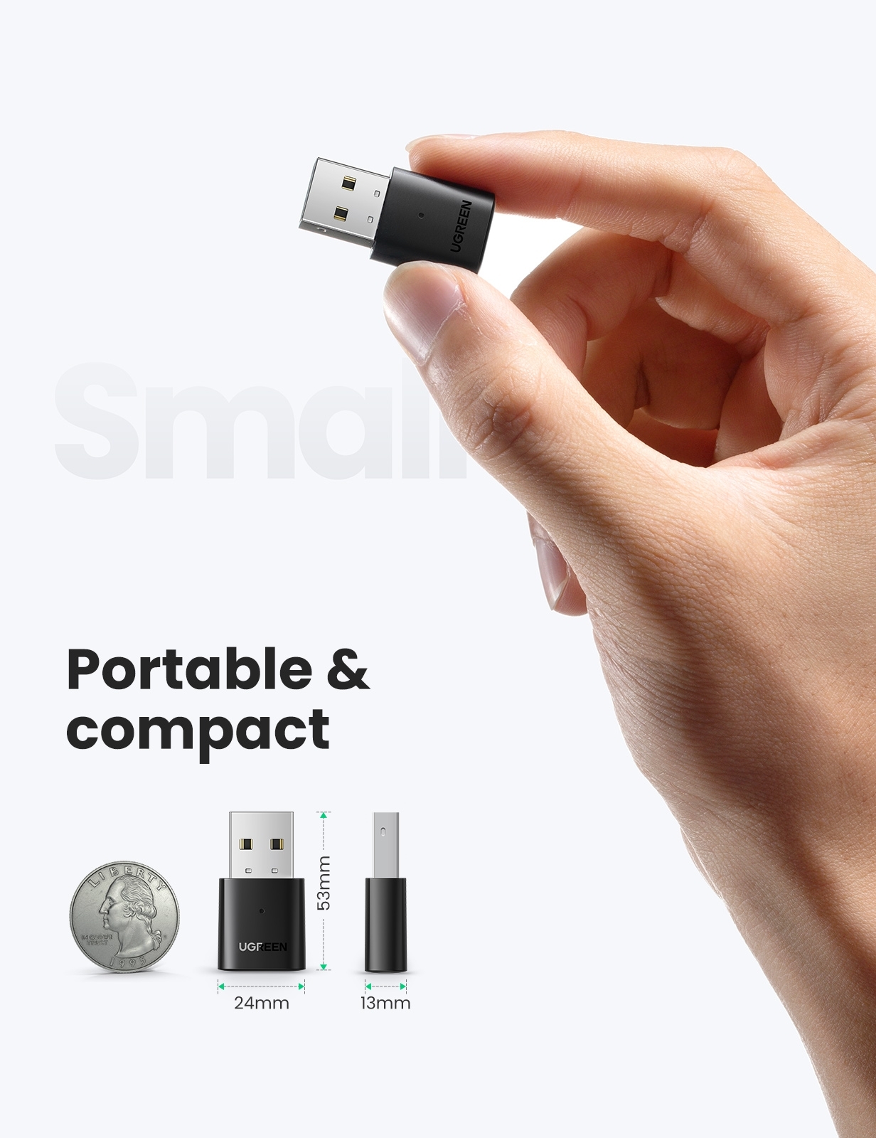 UGREEN 80889 USB Bluetooth 5.0 Adapter view 4