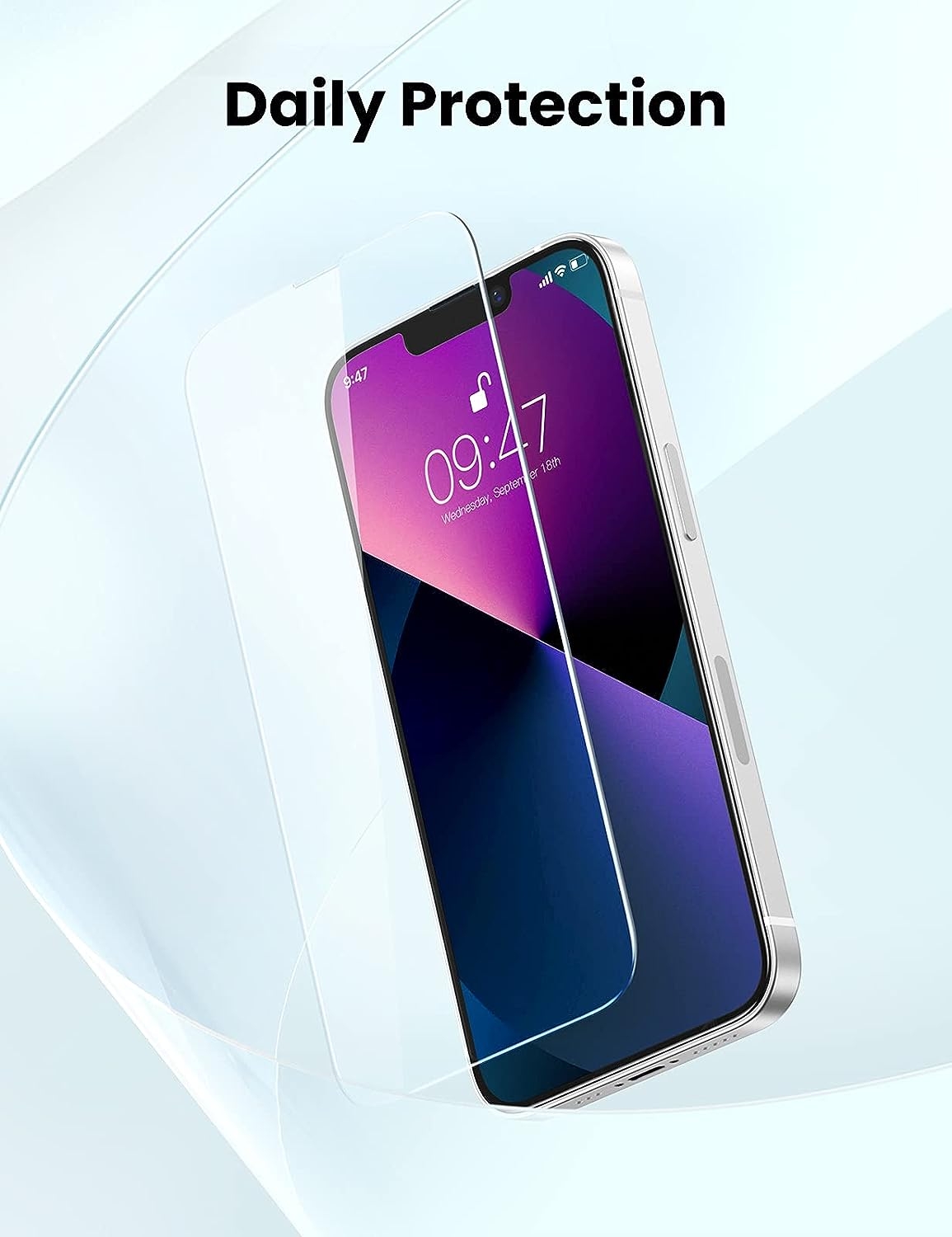 UGREEN 80969 Full Coverage HD Tempered Glass Screen Protector with view 6