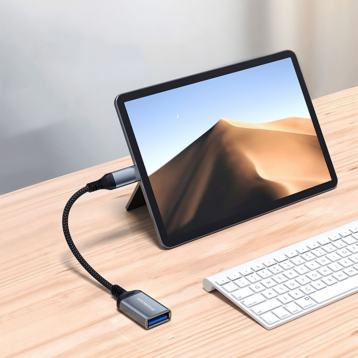 Simplecom CA131 USB-C Male to USB-A Female USB 3.0 OTG Adapter Cable view 3