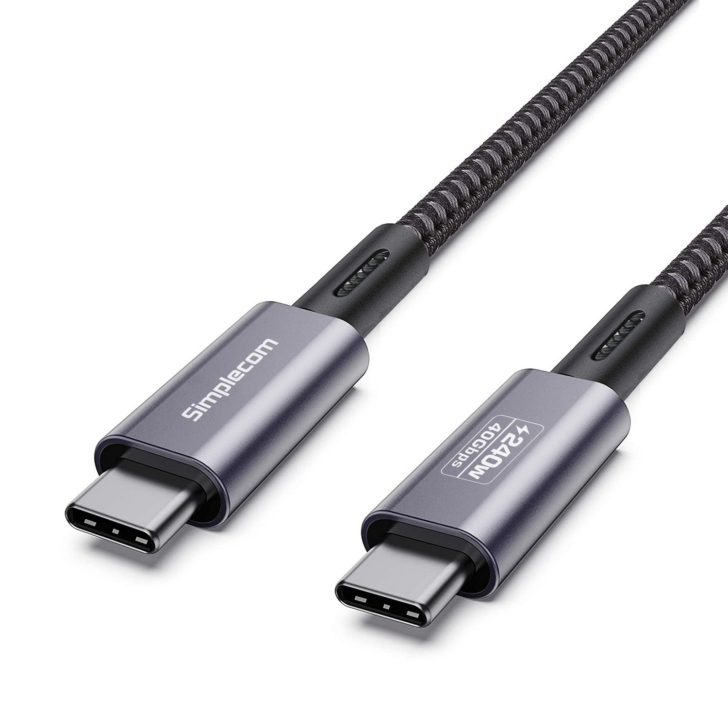 Simplecom CA612 USB-C to USB-C Cable USB4 40Gbps 5A 240W PD3.1 8K@60Hz 1.2M view 4
