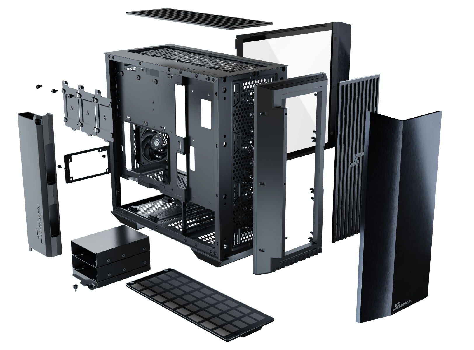 Seasonic Syncro Q704 Aluminum Case with Syncro DGC-650 650W 80 Plus Gold PSU & view 7