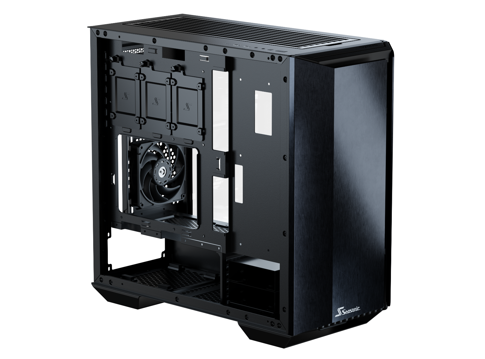Seasonic Syncro Q704 Aluminum Case with Syncro DGC-750 750W 80 Plus Gold PSU & view 3