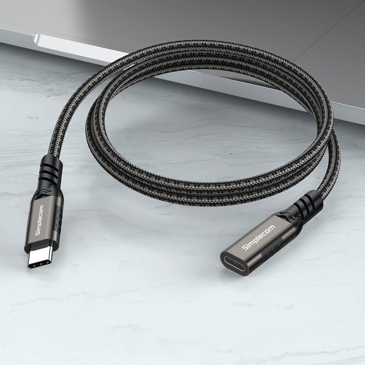 Simplecom CAU605 USB-C Male to Female Extension Cable USB 3.2 Gen2 PD 100W view 4