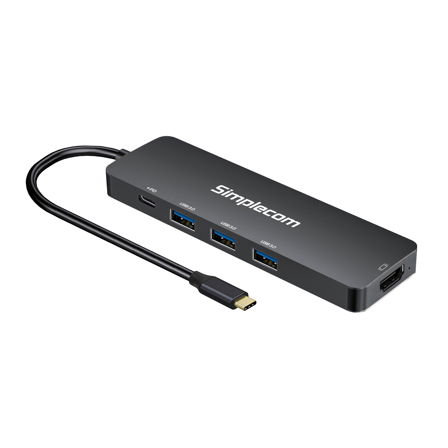 Simplecom CH545 USB-C 5-in-1 Multiport Adapter Docking Station with 3-Port USB view 2