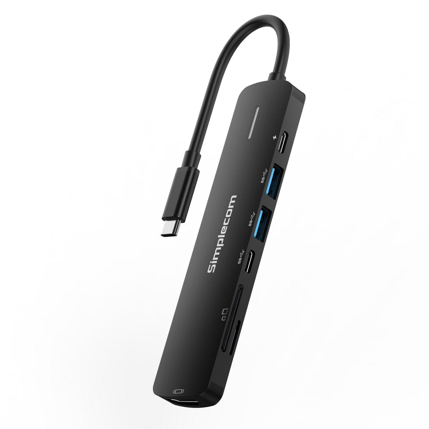 Simplecom CHT570 USB-C SuperSpeed 7-in-1 Multiport Hub Adapter HDMI 2.0 view 4