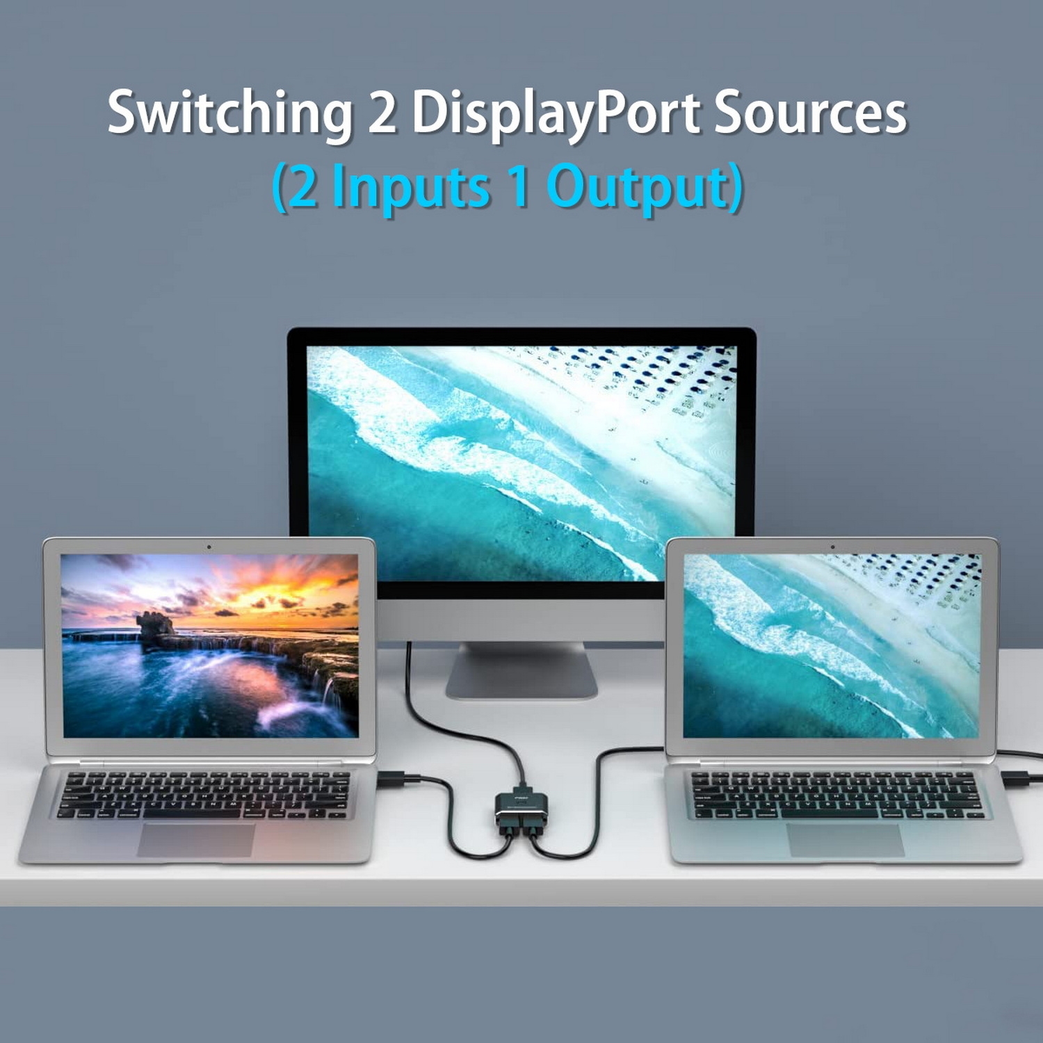 Simplecom CM202 Bi-Directional 2 Way DisplayPort Switch Selector DP 1.4 8K view 5