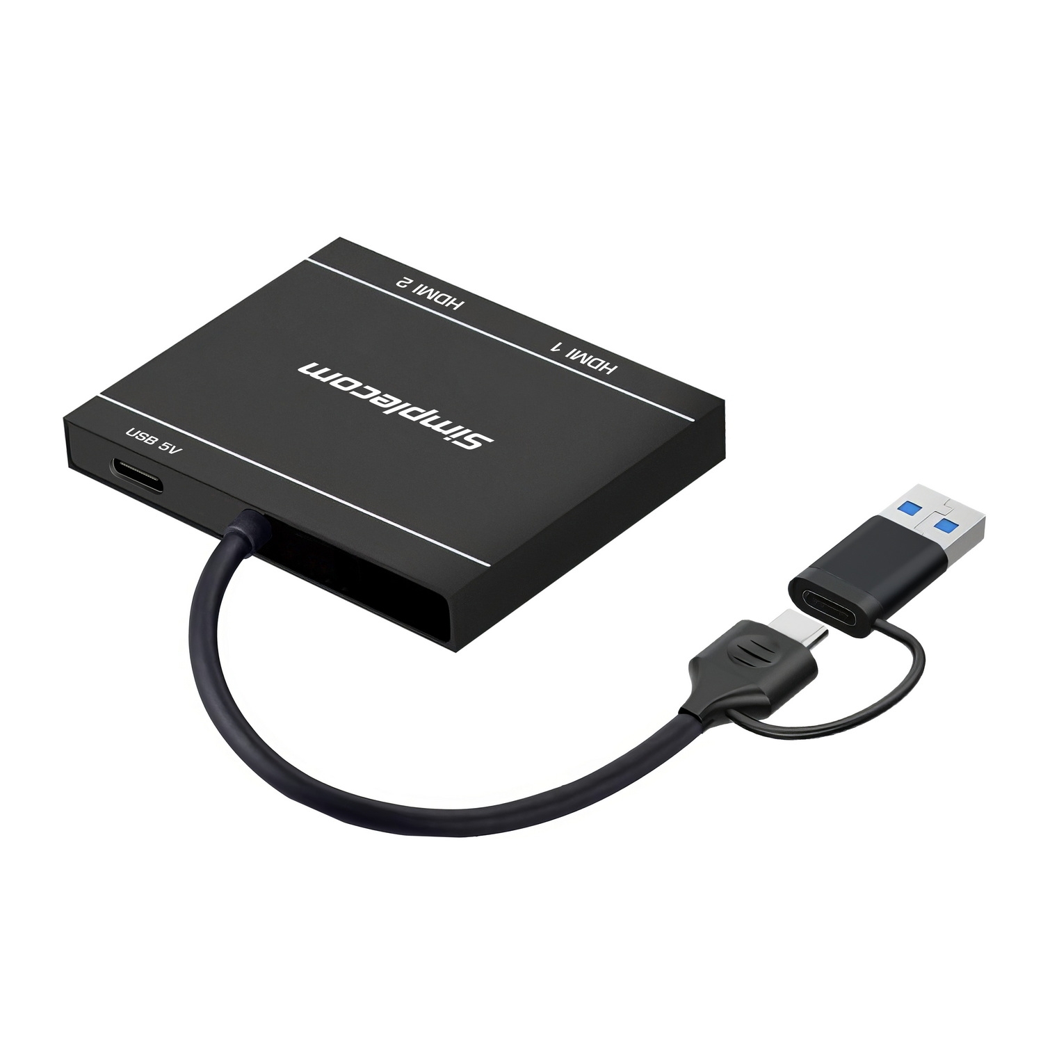 Simplecom DA327 USB 3.0 or USB-C to Dual HDMI Display Adapter for 2x 1080p view 3