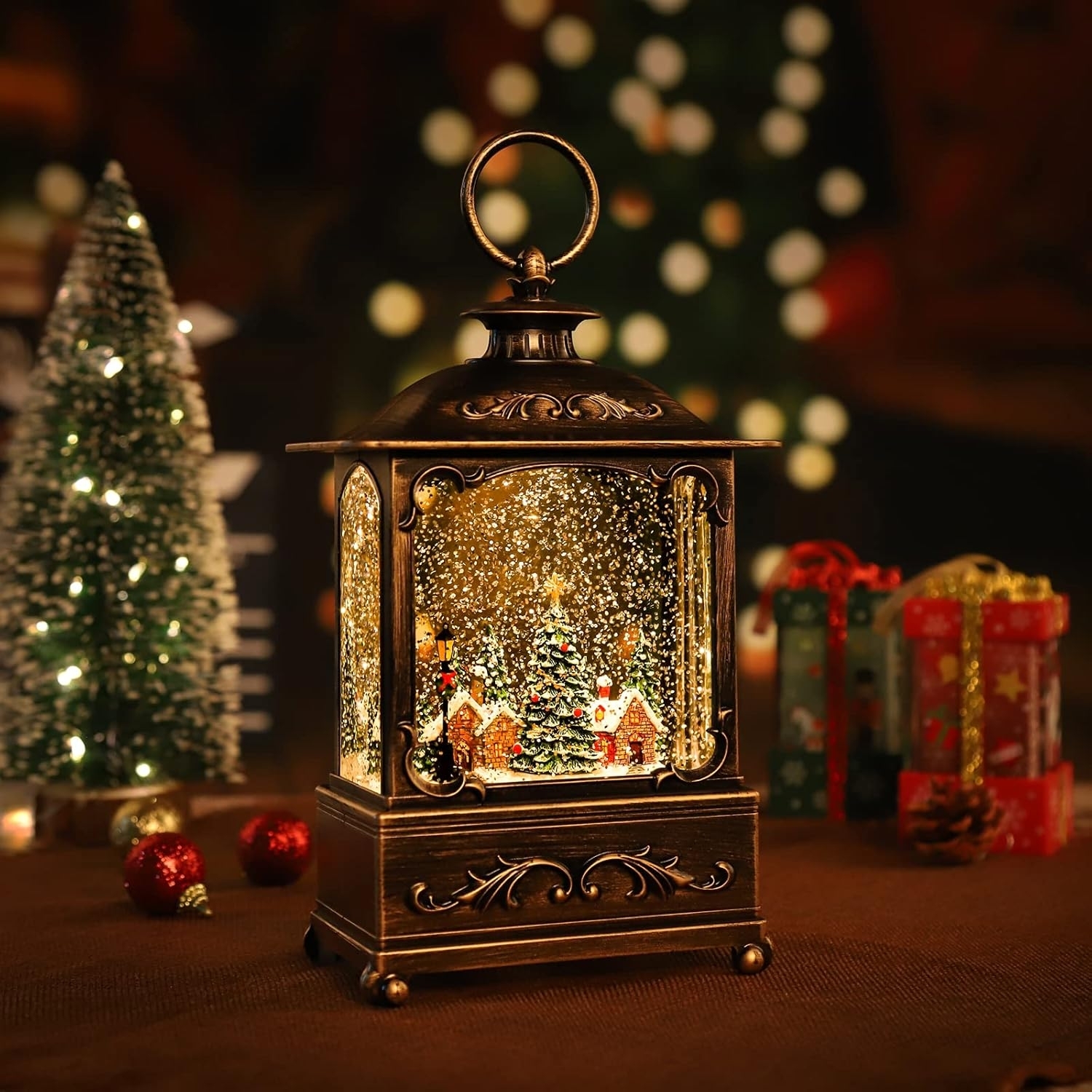 BDI Lamp-LW003-Snowman Music Lantern Sculpture Christmas view 8