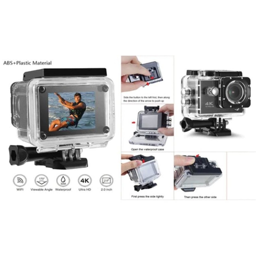 BDI New Action Camera 4K wifi sports DV Cam Blue view 3