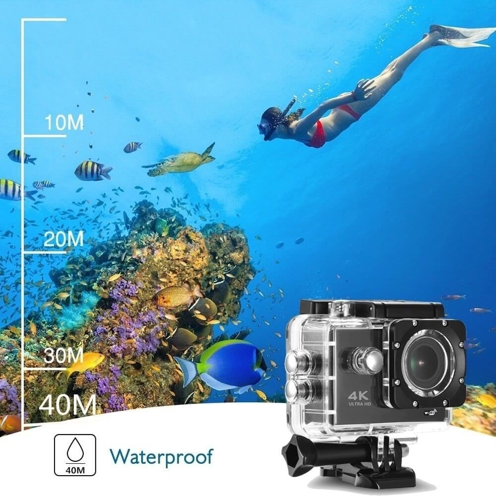 BDI New Action Camera 4K wifi sports DV Cam Blue view 7