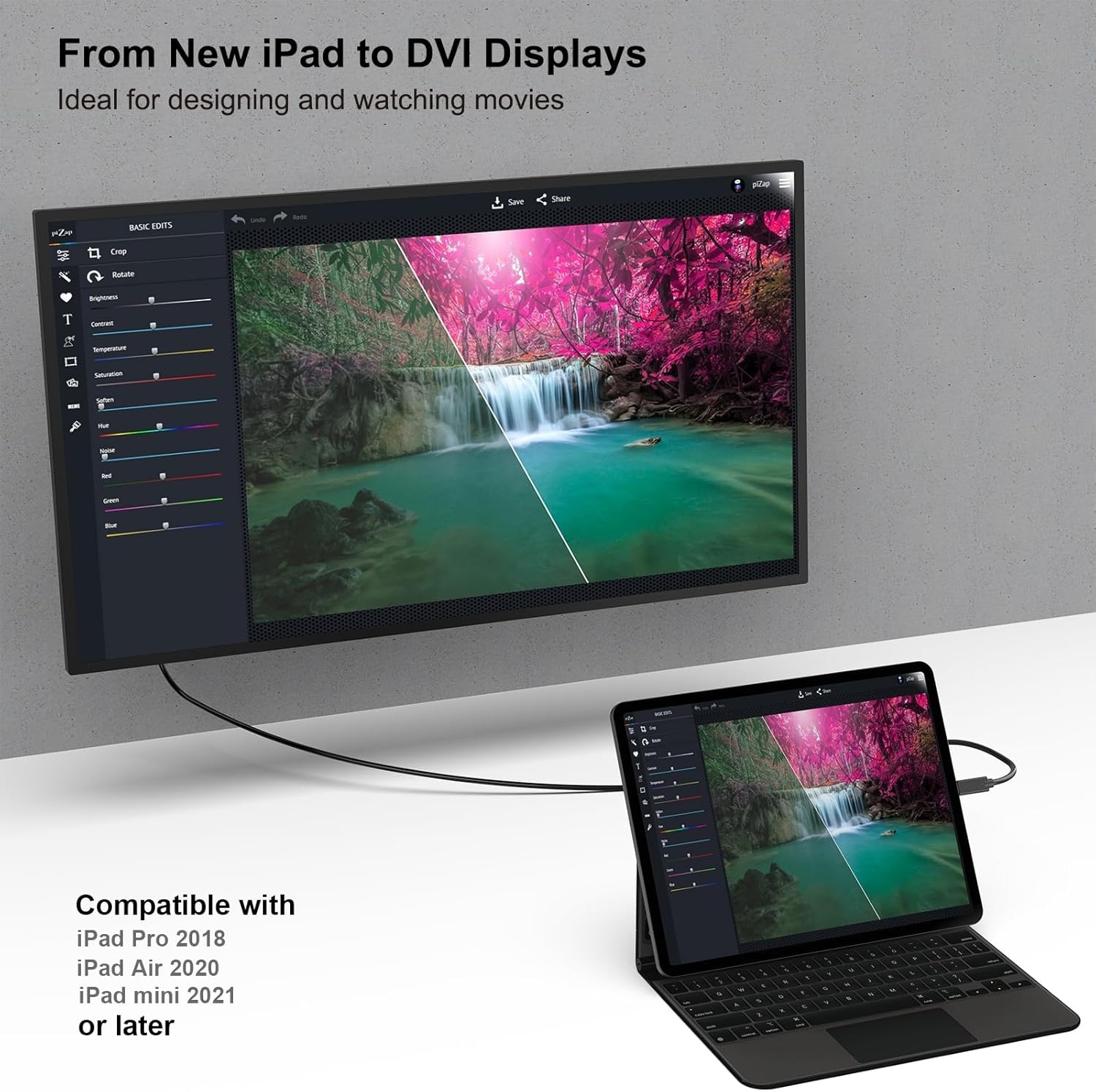 BENFEI USB C to DVI Cable 1.8m view 7