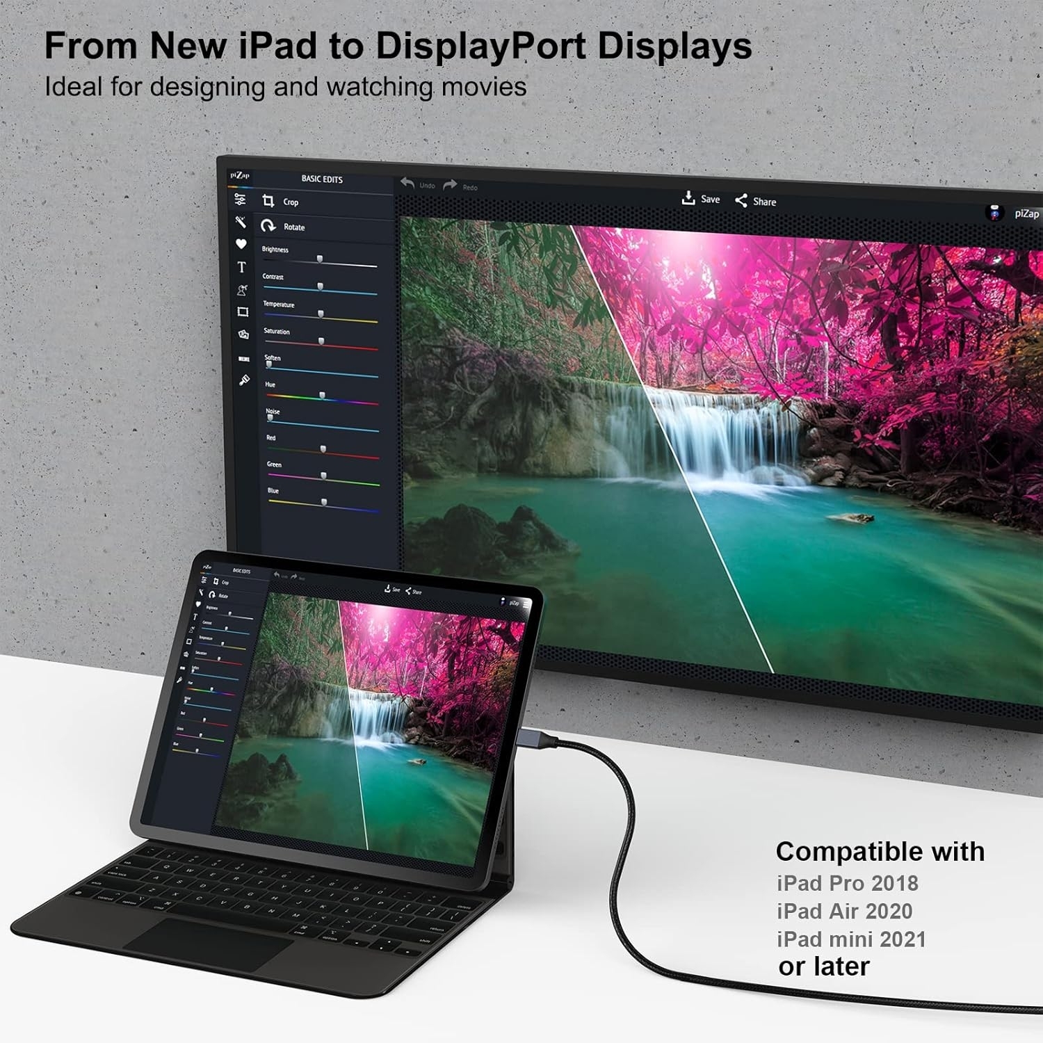 BENFEI USB-C to DisplayPort 3M (10 Feet) Cable(8K@60Hz 4K@144Hz) view 6