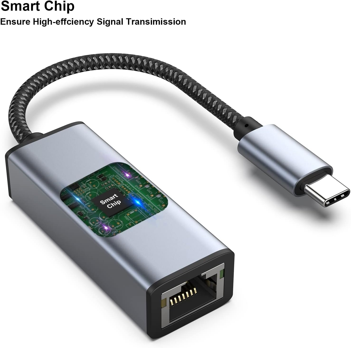 BENFEI USB-C to Ethernet Adapter (Thunderbolt 3 to RJ45) view 7
