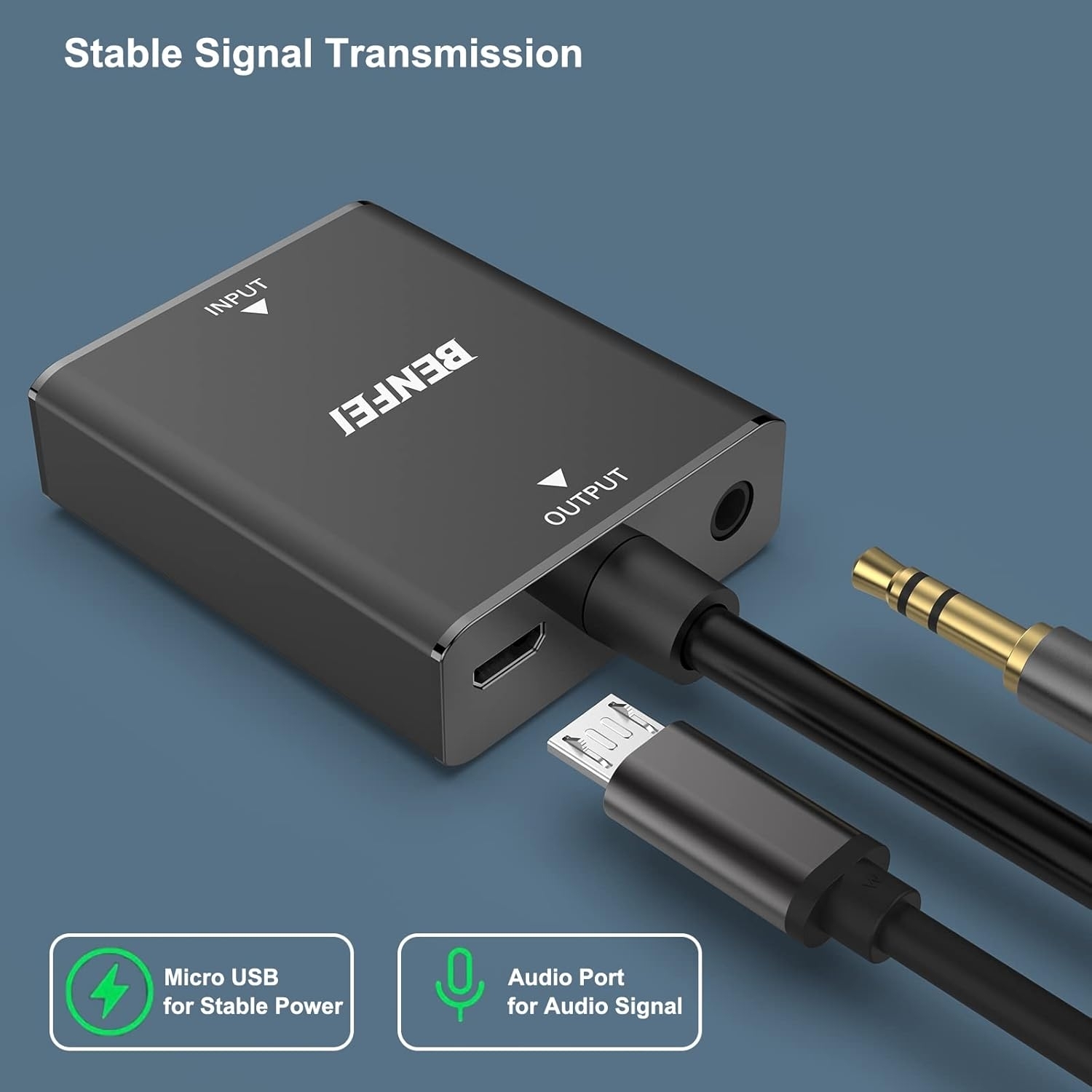 BENFEI HDMI to VGA, Uni-Directional HDMI Computer to VGA Monitor Adapter view 2