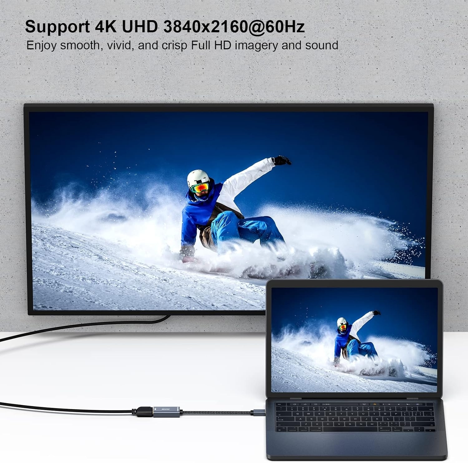 BENFEI Mini DP to HDMI Adapter (Thunderbolt Compatible) view 5