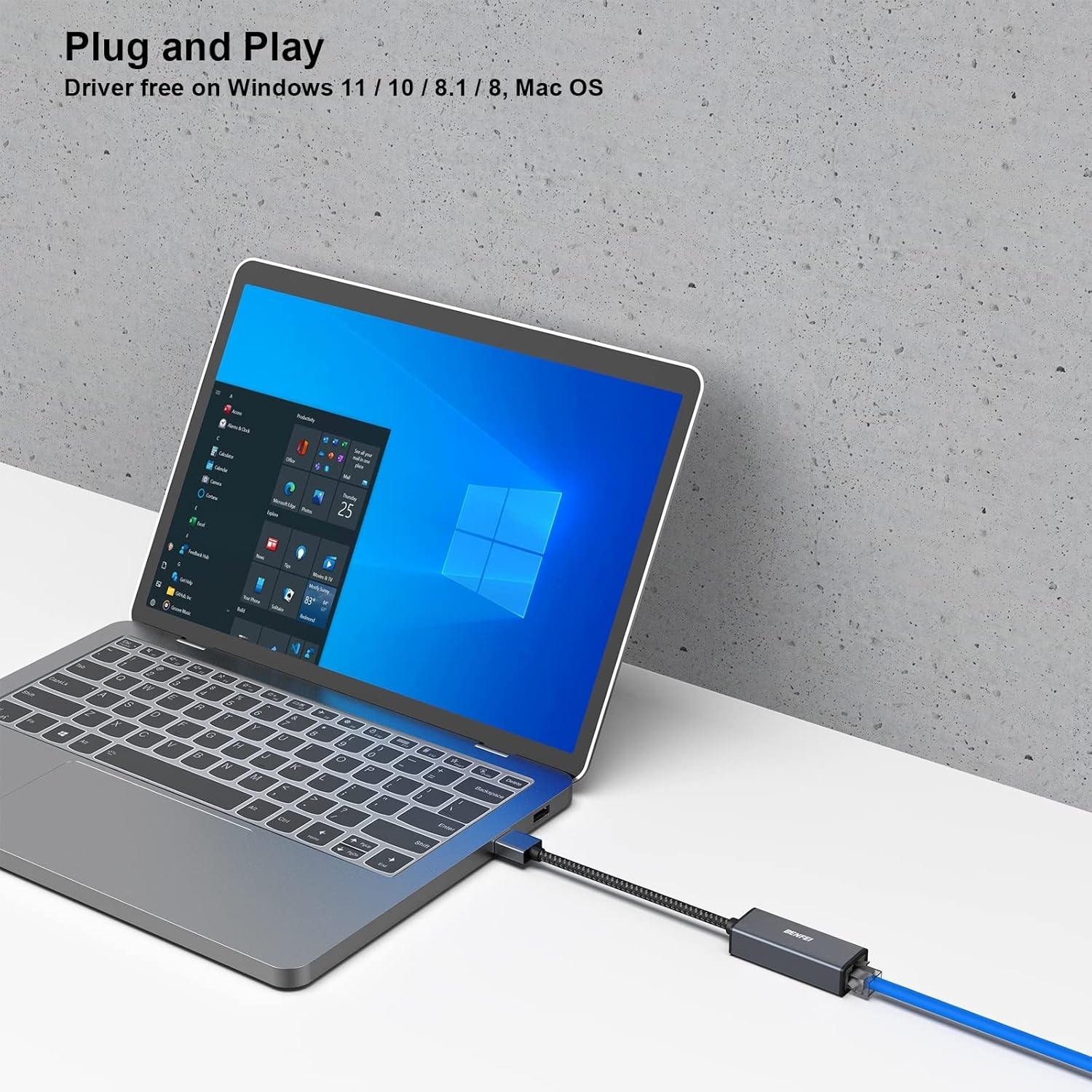 BENFEI USB 3.0 to Gigabit Ethernet Adapter view 6