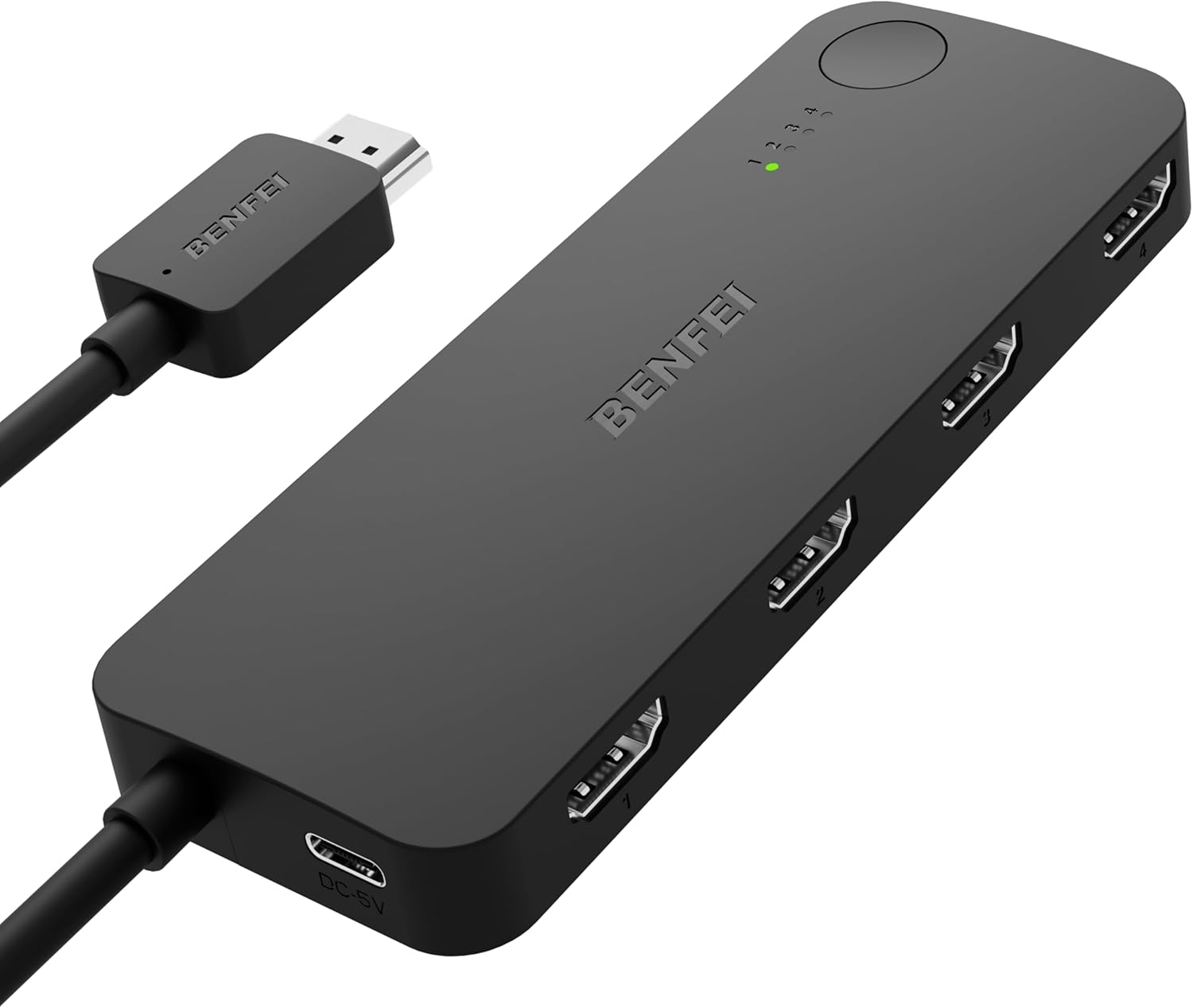 BENFEI 365BK HDMI Switch 4 in 1 Out 4K@60Hz