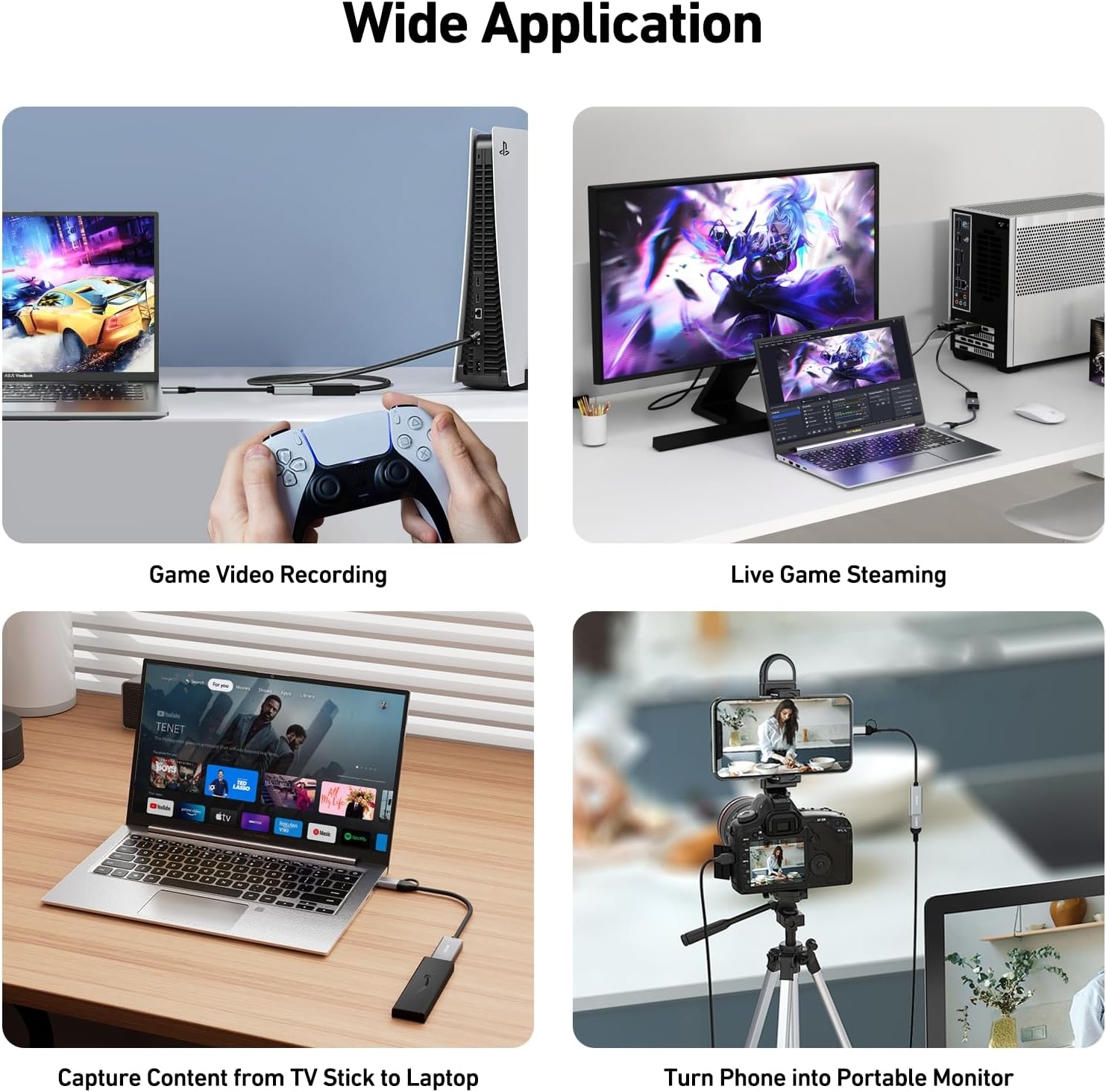 BENFEI Video/Audio Capture Card Supporting Full HD 1080P view 3