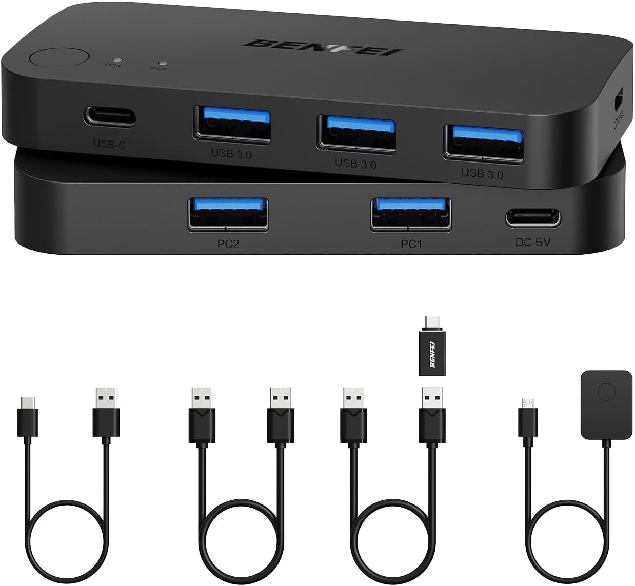 BENFEI 000376BK USB 3.0 Switch