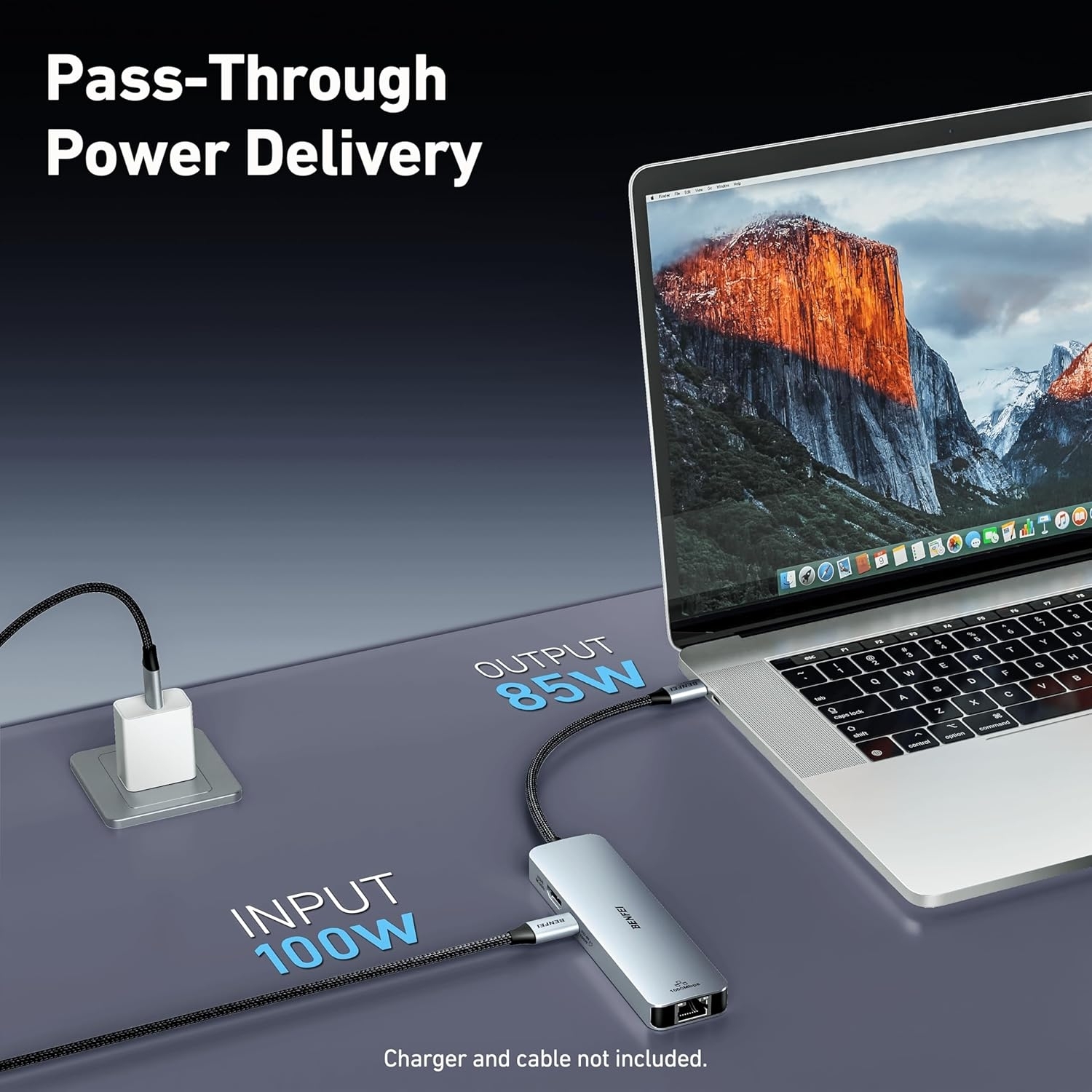 BENFEI 6-in-1 USB C Hub view 2