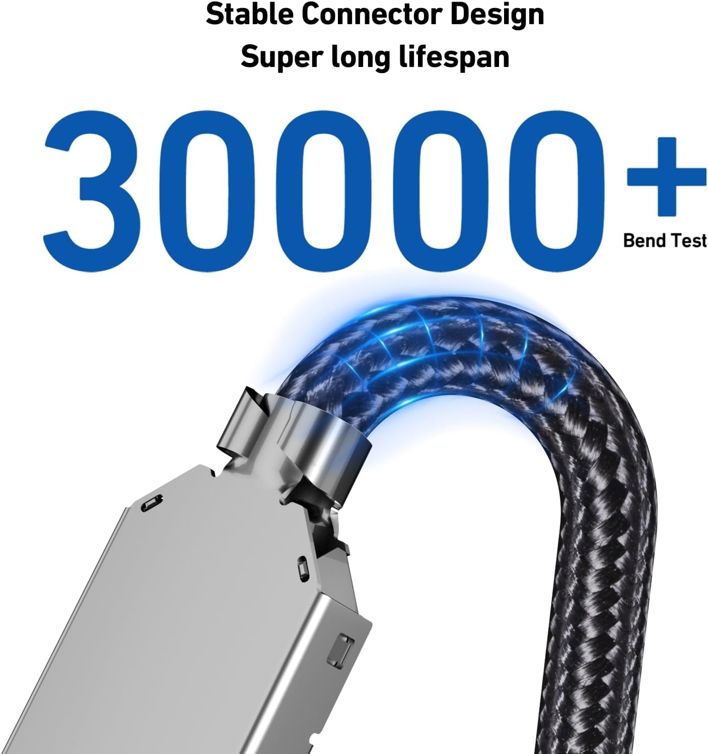 BENFEI 393GY-2M USB3.0 Male to Female Extension cable Nylon Braided 2M view 5