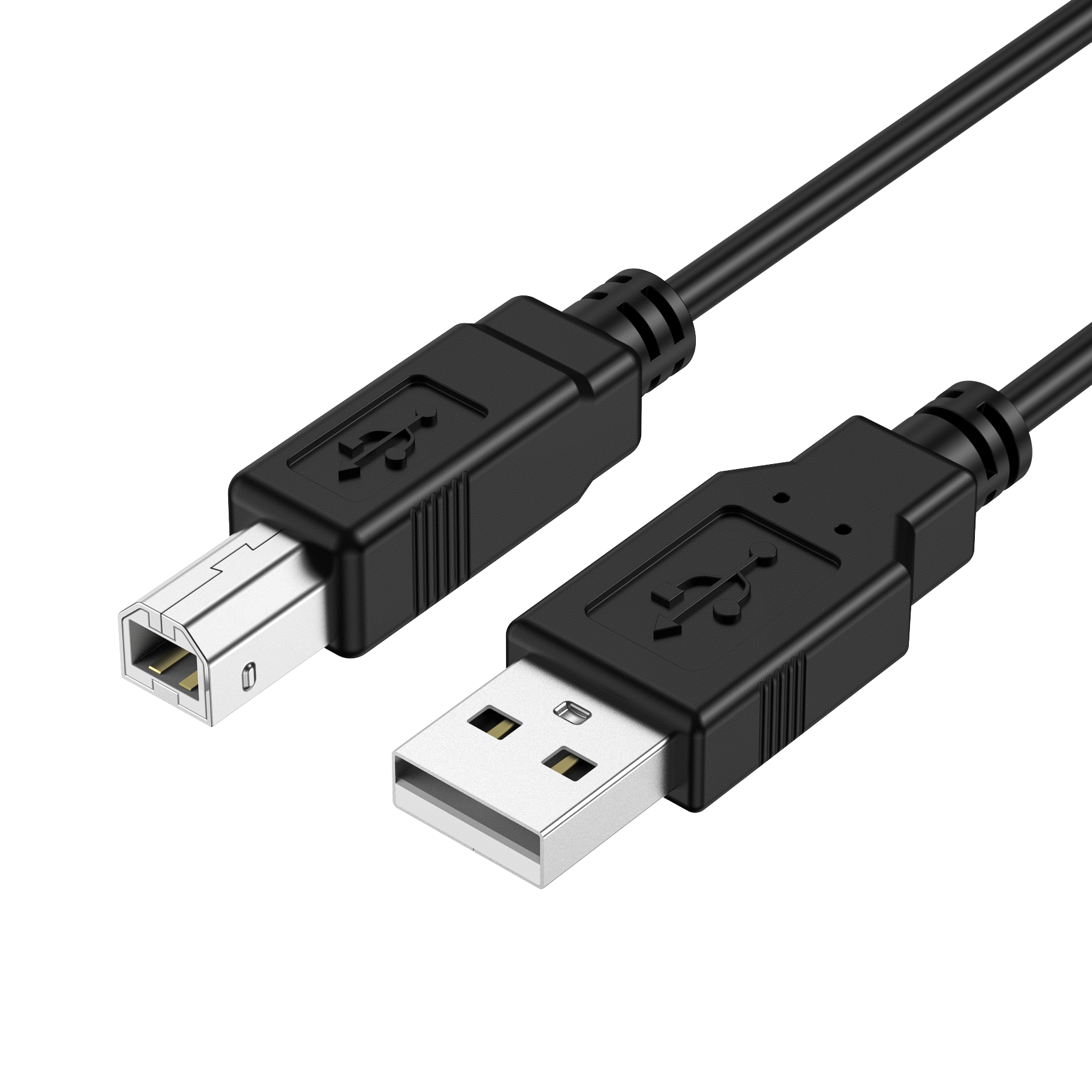 Choetech AB0060-2M USB A to B Printer 2meter Cable Black