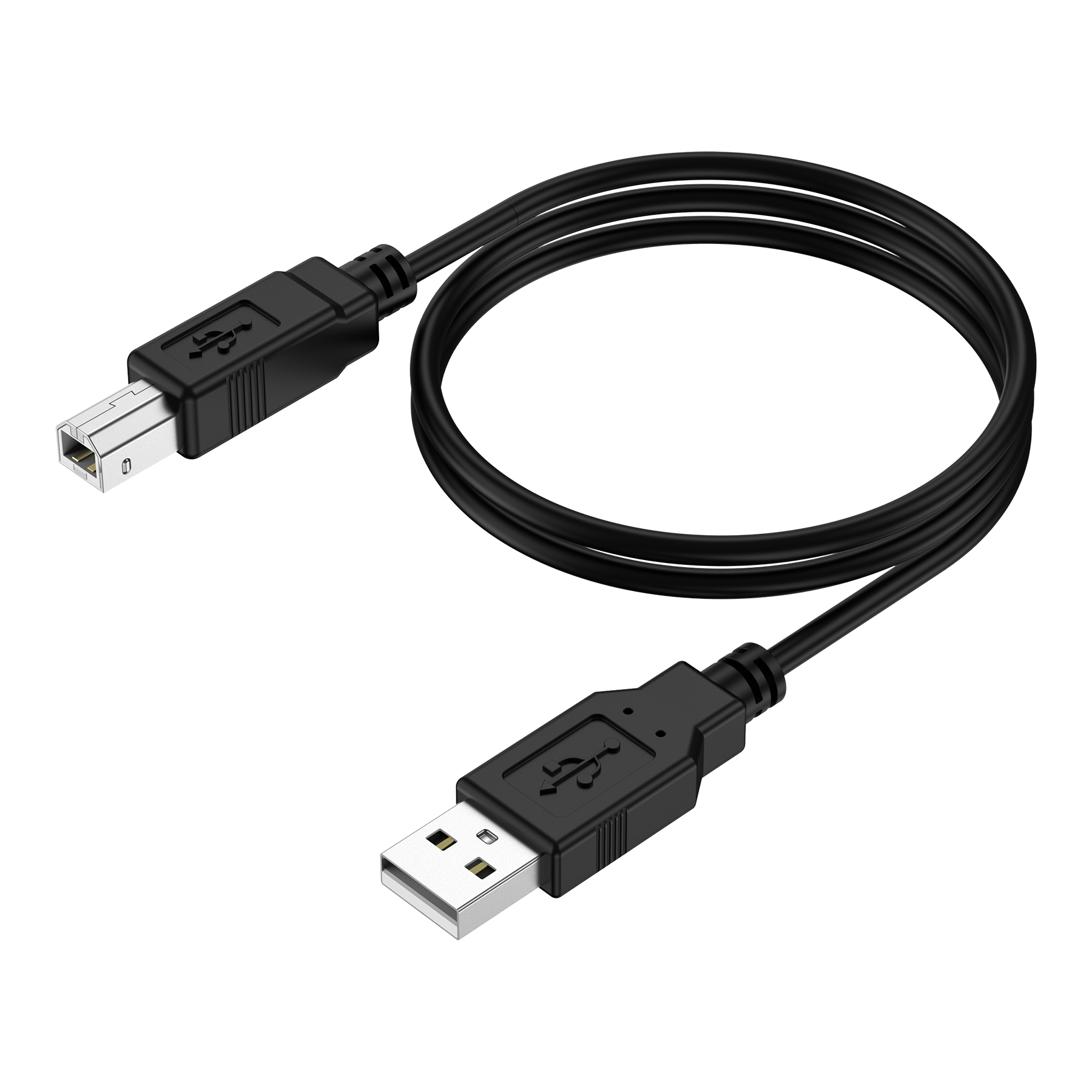 Choetech AB0060-5M USB A to B Printer 5meter Cable Black view 2