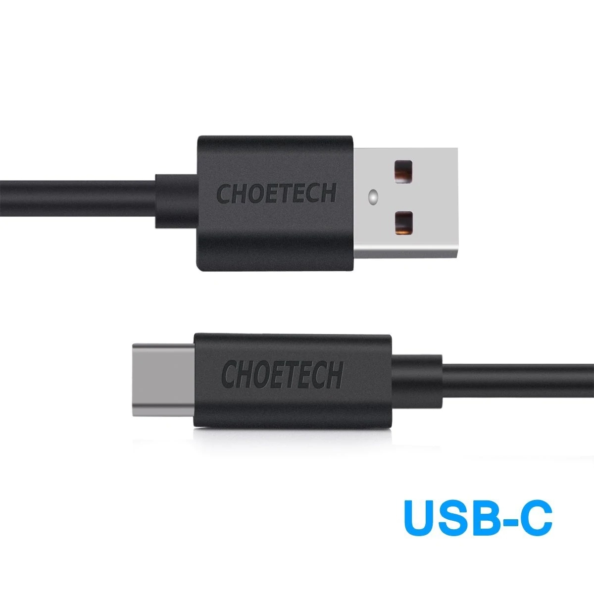 CHOETECH AC0004 USB-A to USB-C Charge & Sync Cable 3M Black view 7