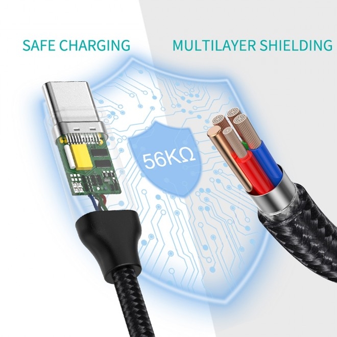 CHOETECH AC0007 USB 3.0 Type-A to Type-C Cable 1M view 5