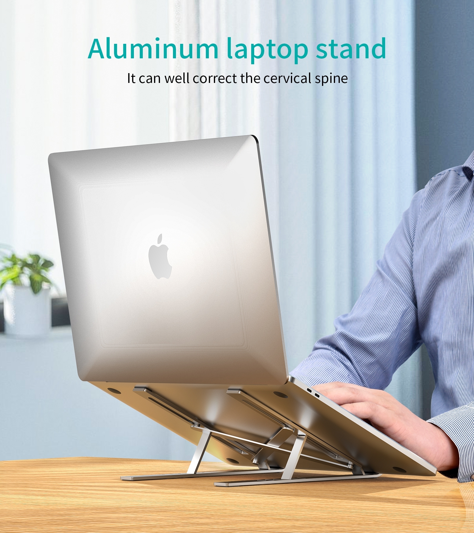 CHOETECH H045-SL Aluminum Foldable Laptop Stand view 6