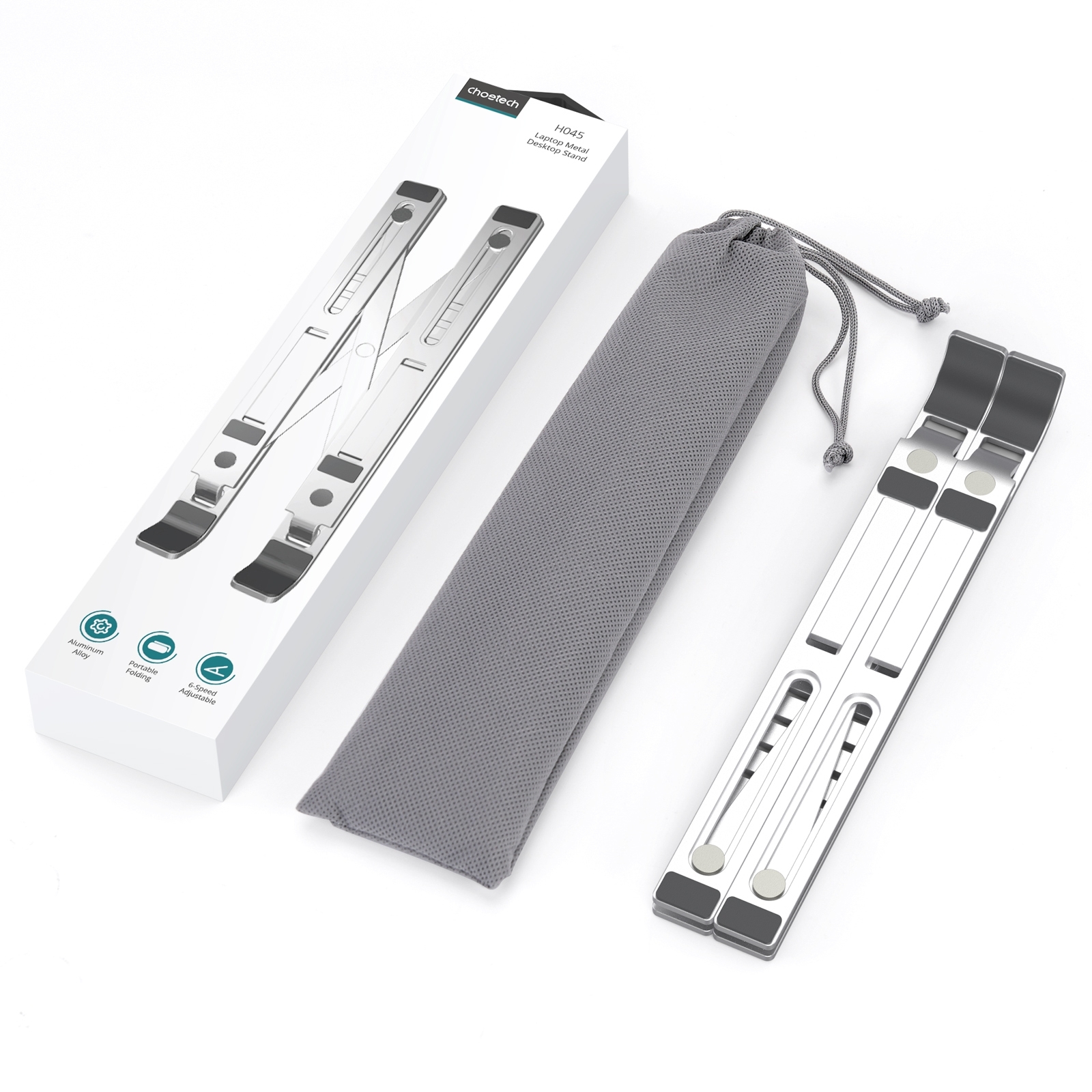 CHOETECH H045-SL Aluminum Foldable Laptop Stand view 7