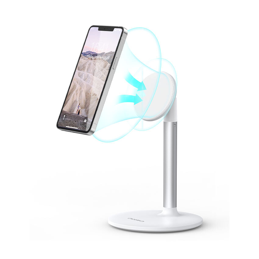 CHOETECH H048 Magsafe Adjustable Phone Holder (White/Silver) view 5