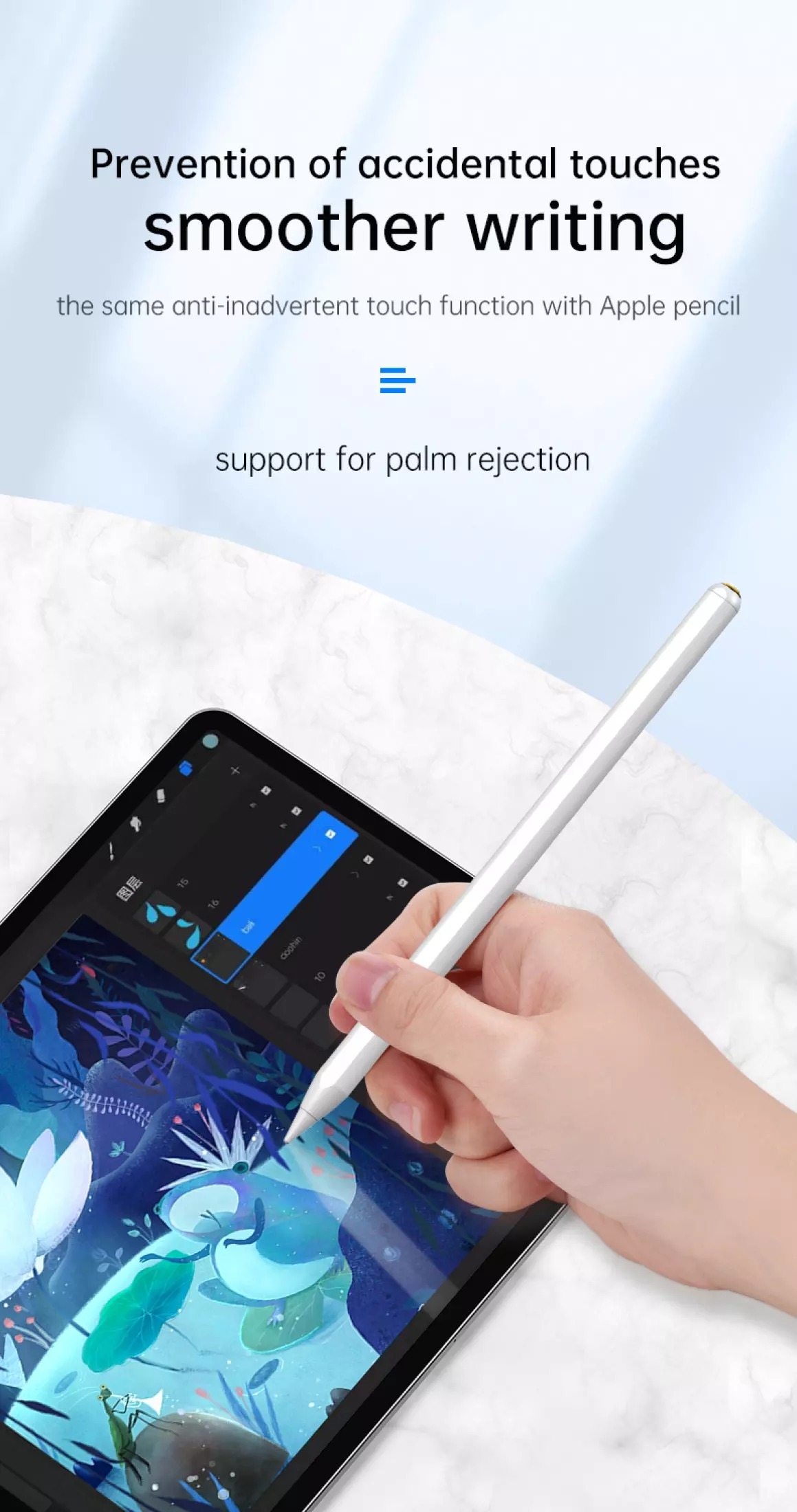 CHOETECH HG04 Automatic Capacitive Stylus Pen for iPad view 2
