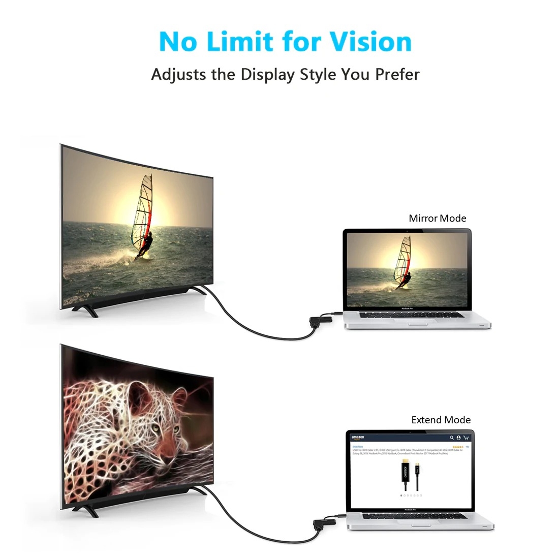 CHOETECH HUB-M03 USB-C To HDMI Adapter(4K@60hz) with 60W PD Charging Port view 5