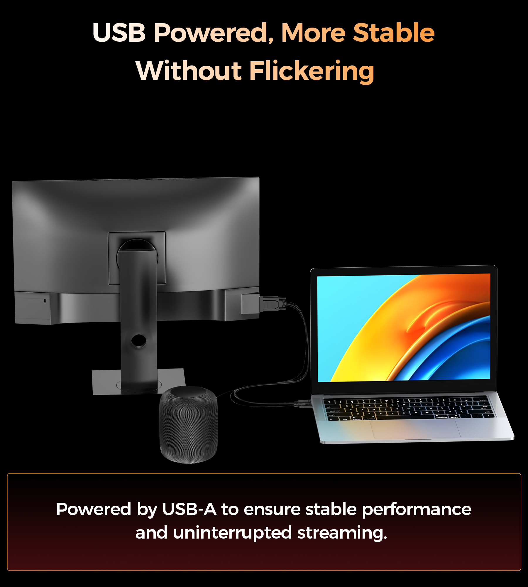 Choetech HV-001 HDMI to VGA 1.8m view 6